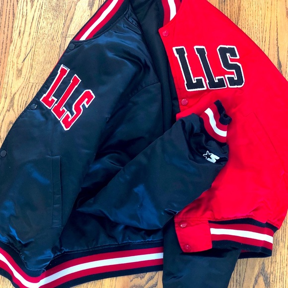REVERSIBLE NBA Chicago Bulls vintage Starter coat - Picture 15 of 16